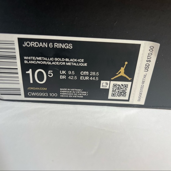 Jordan Shoes Air Jordan Defining Moments Whiteblackgold Size 5